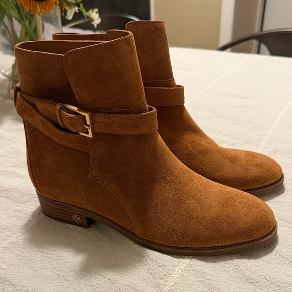 Tory Burch Brooke Ankle Bootie- Suede - Picture 7 of 7